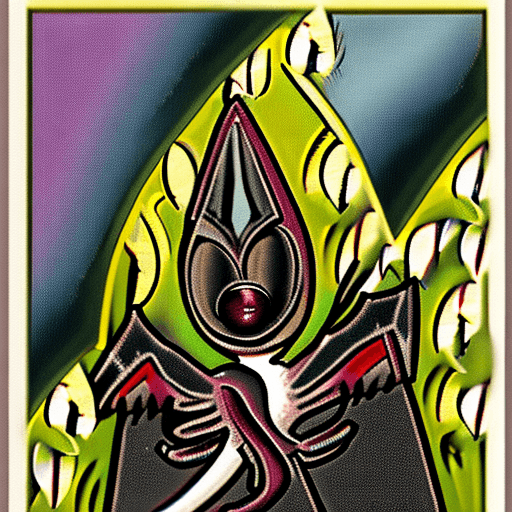 AI generated: dark jester tatoo, in the style of tarrot cards but instead use a death angel