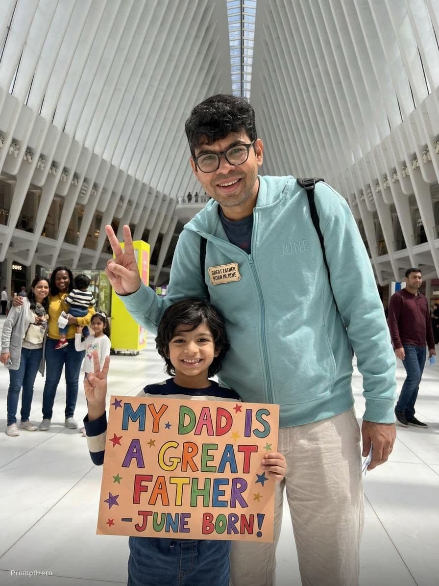 AI generated: please write great father born in June