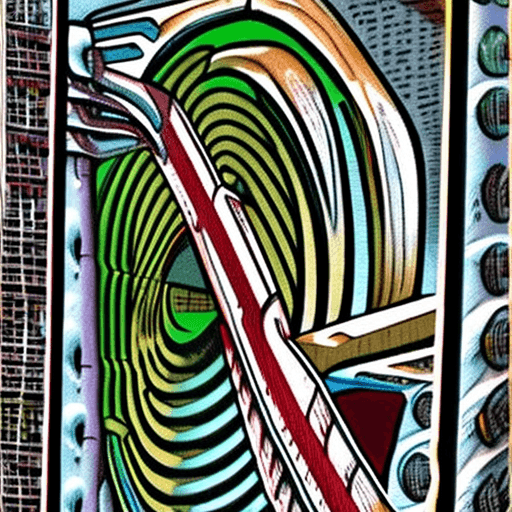 AI generated: (Text:"UNCUT"text)+++++, Comic Book Vibrancy, Forced Perspectives, Street art,, Golden Ratio, Natura...