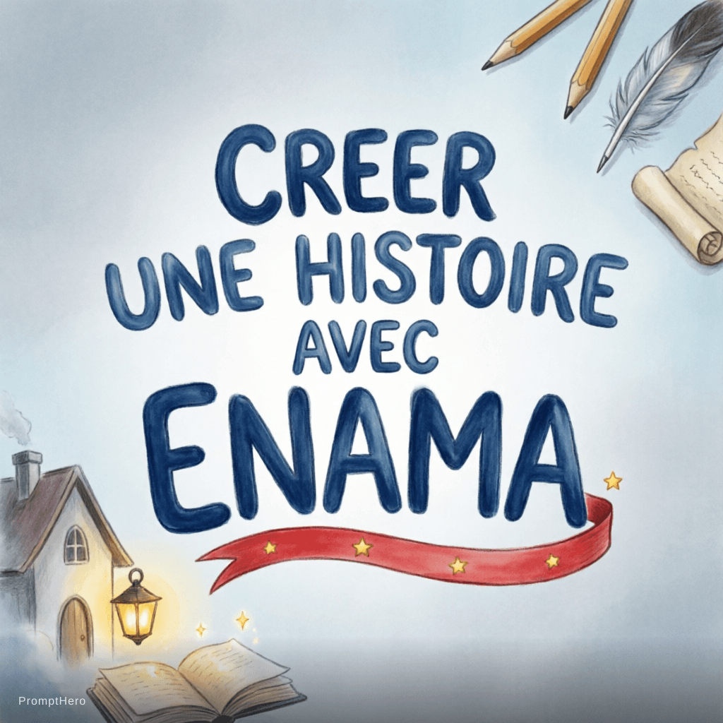 AI generated: CREER UNE HISTOIRE AVEC ENAMA
