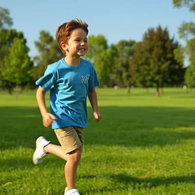 AI generated video: boy