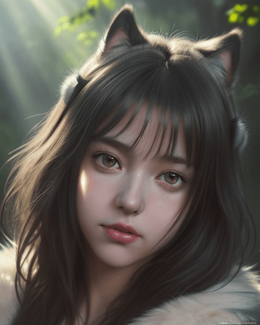 AI generated: portrait of real life totoro, hyperrealistic, very detailed fur, big detailed eyes, sharp focus, fin...