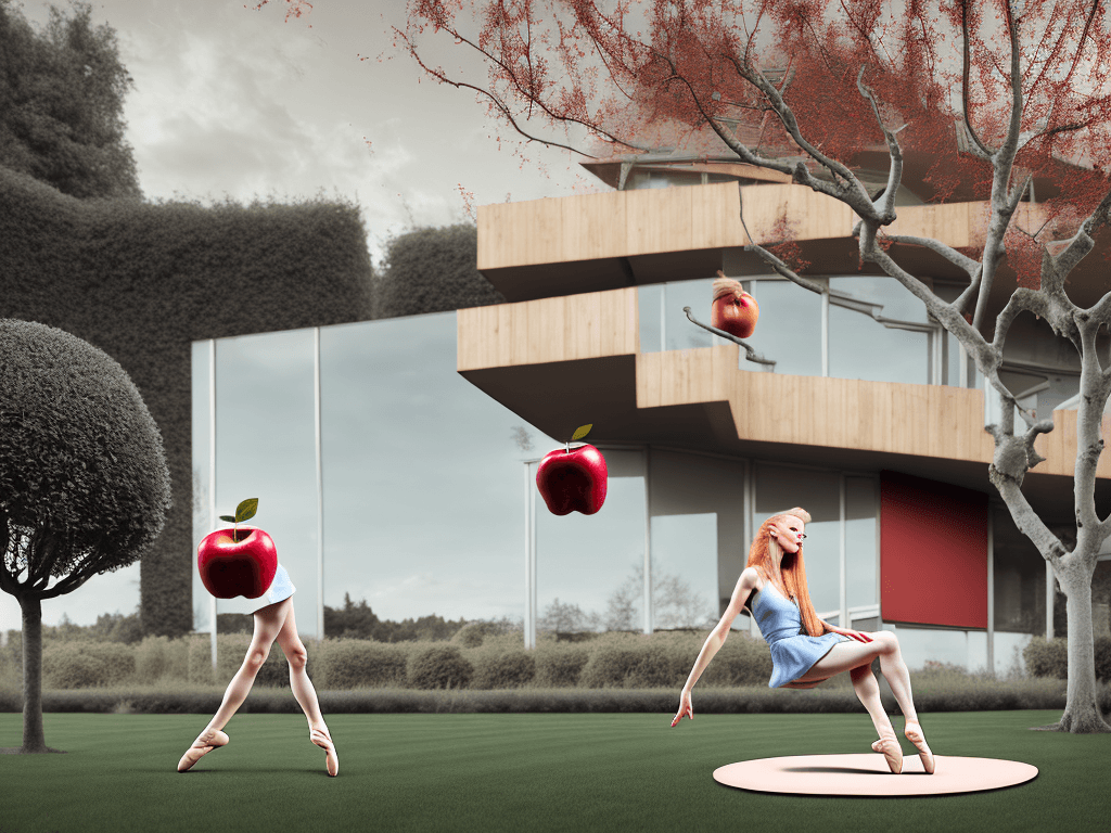 AI generated: High resolution photography architecture design, dreamy dark skies, smooth wooden outdoor floor, sma...