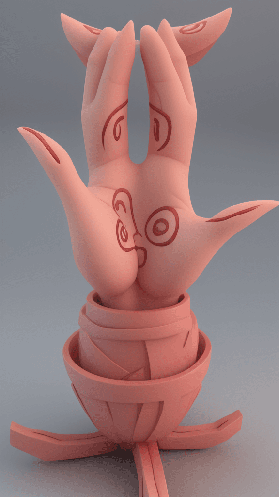 AI generated: ( anime 3D ) hentai hand drawn ( 3D 2D )