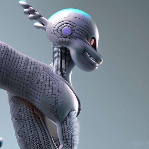AI generated: a close up of a  a fusion of a xenomorph and mewtwo , 3 d render character art 8 k, 3d character rea...