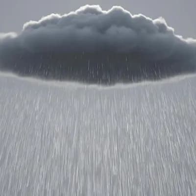 AI generated video: Create a 4-second photorealistic weather-effect overlay animation with a transparent background (alp...