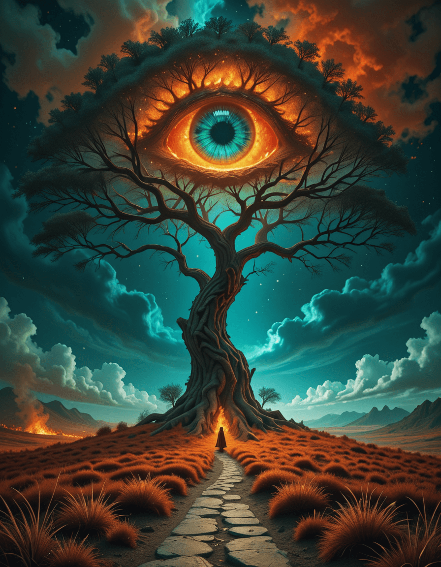 massive ancient tree illu