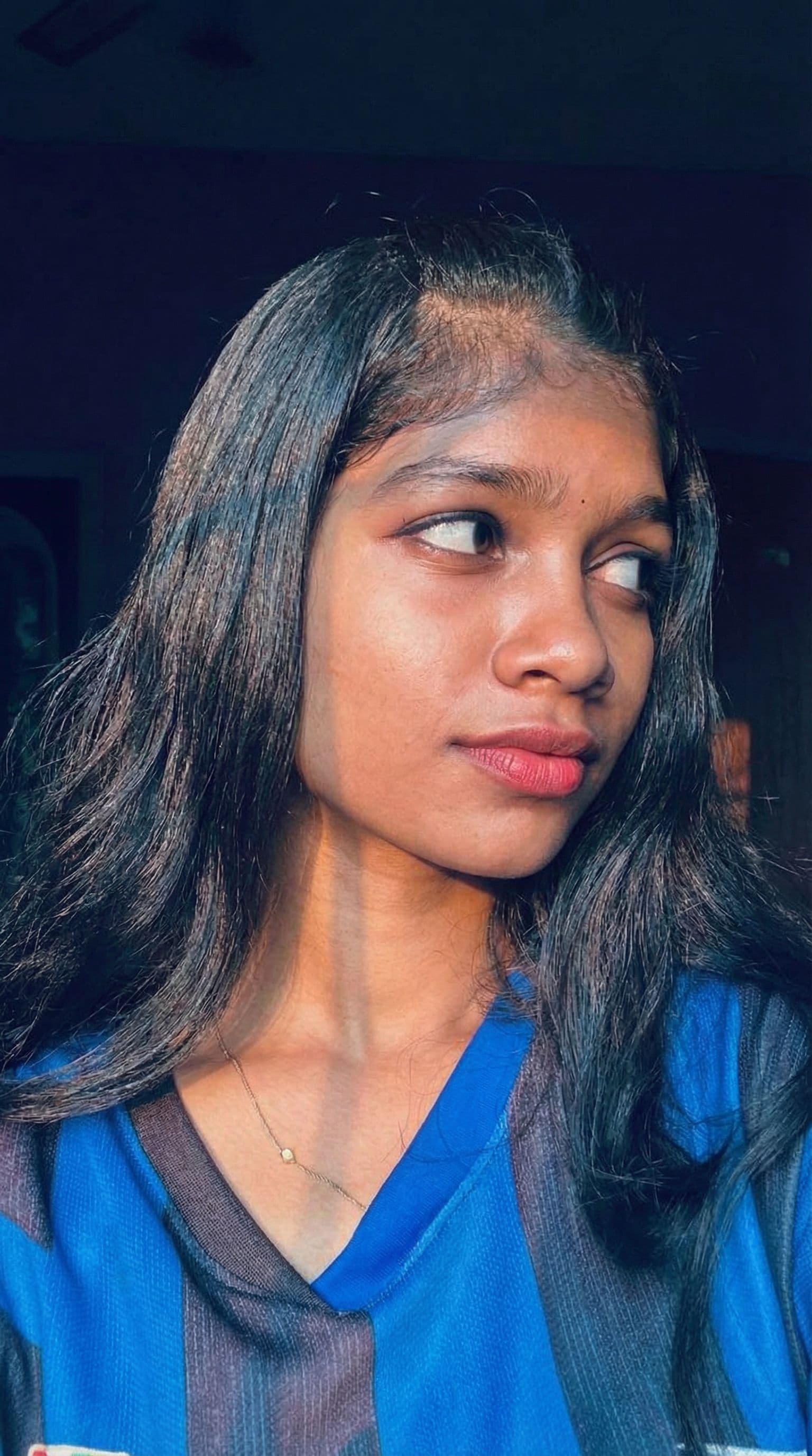 AI generated: facial features and high cheekbones, her skin flawlessly smooth yet natural, photographed in a highl...