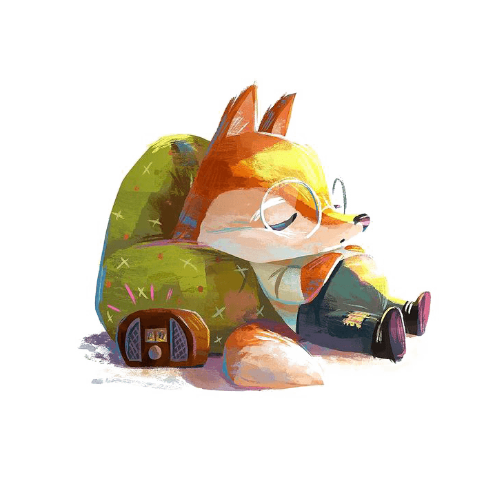 AI generated: creat logo fox, 4k, high detail