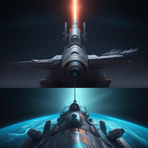 AI generated: best quality, masterpiece, wide angle, cinematic, futuristic, a space pirate hunting for treasure, t...