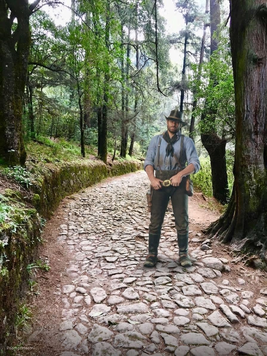 AI generated: Haz al hombre cerca, en este cendero 
