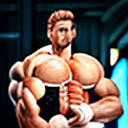 AI generated: 1boy, bara, muscular, biceps, underwear<lora:f_con:0.7>
