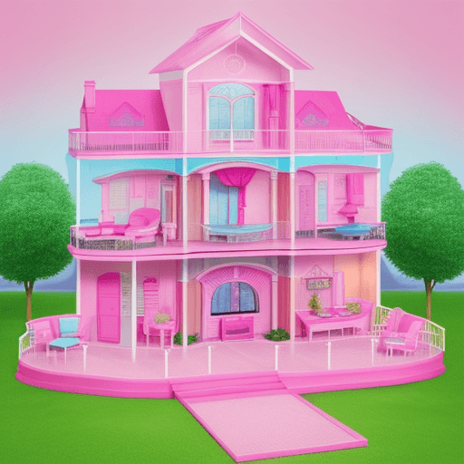 AI generated: Barbie Dream House