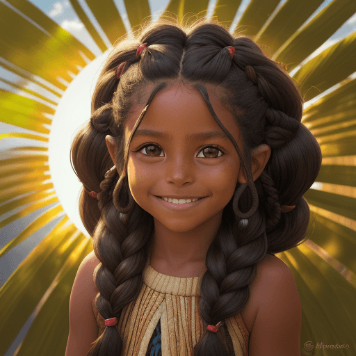 AI generated: A photorealistic portrait of Ñusta, the little guardian of the páramos:

Age: 5 years old
Skin: Tan,...