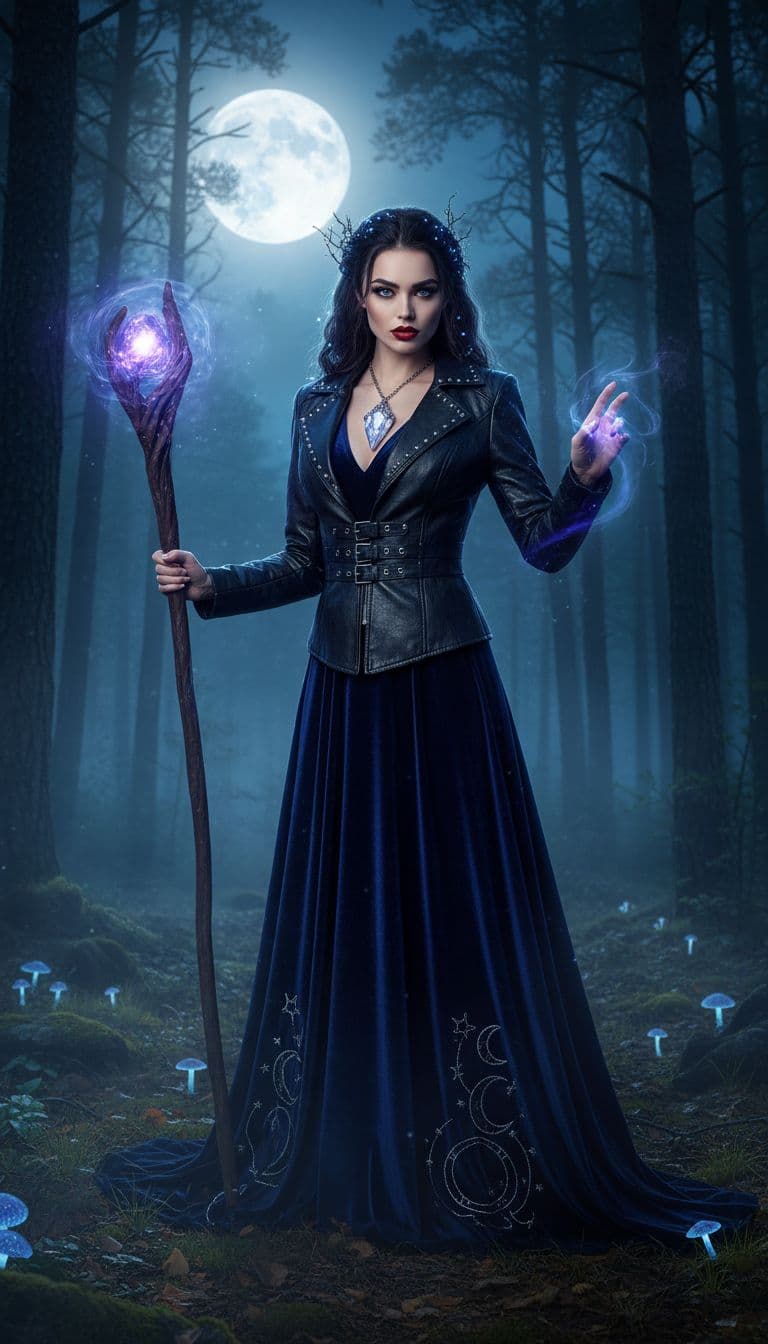 AI generated: the witch