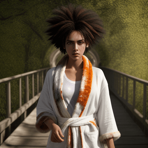 AI generated: photograph, insane details, cinematic shot of a flyweight ClosClose-up photo of a beautiful model gi...