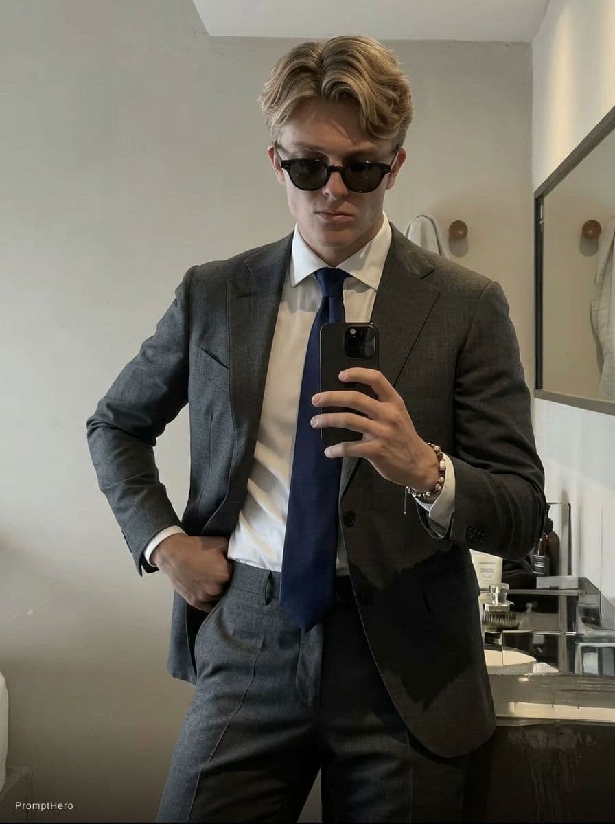 AI generated: make him wear a suit