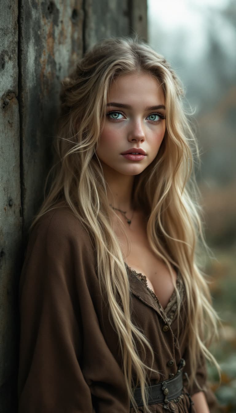 AI generated: a professional photo of a exceptionally of the most beautiful Dutch girl in the world, showing head ...