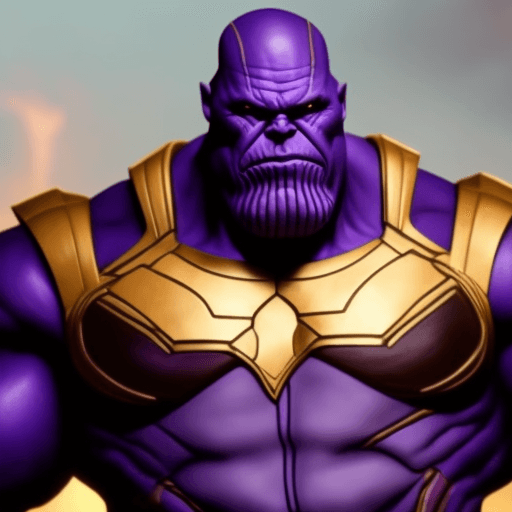 AI generated: thanos