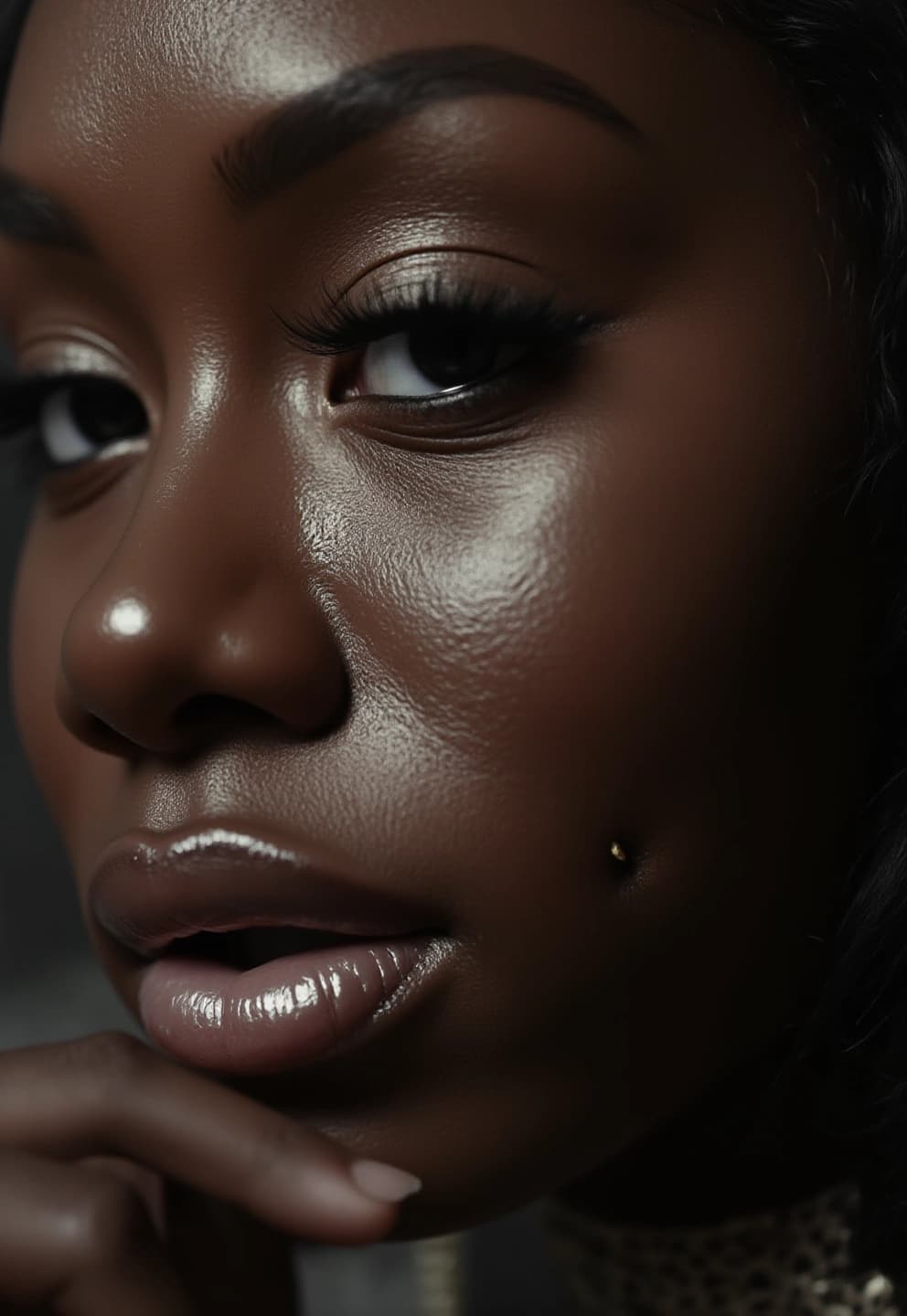 AI generated: Award winning photography, Matte photo printed on textured paper, card stock, hyperrealistic detaile...