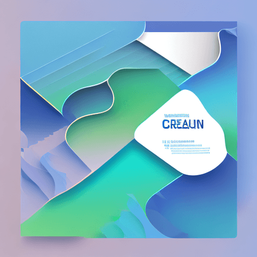 AI generated: clean gradient knolling 3D illustration design for professional saas software office automation, col...