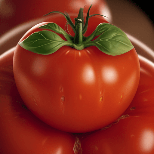 AI generated: A handsome tomato with a beautiful face , 8k , hd , ultra detail