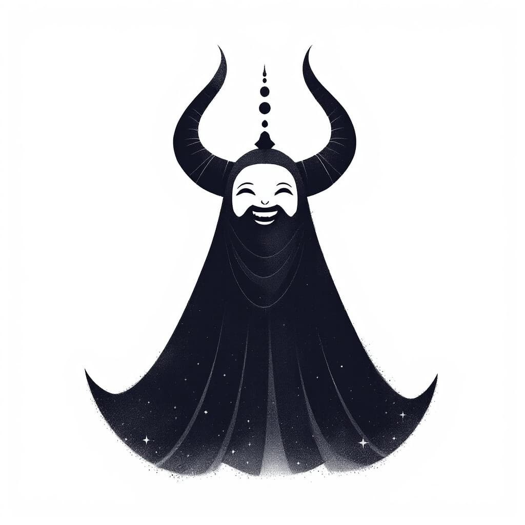AI generated: is an Iranian , a legendary character originating from Iranian folklore
illustration composed of sim...