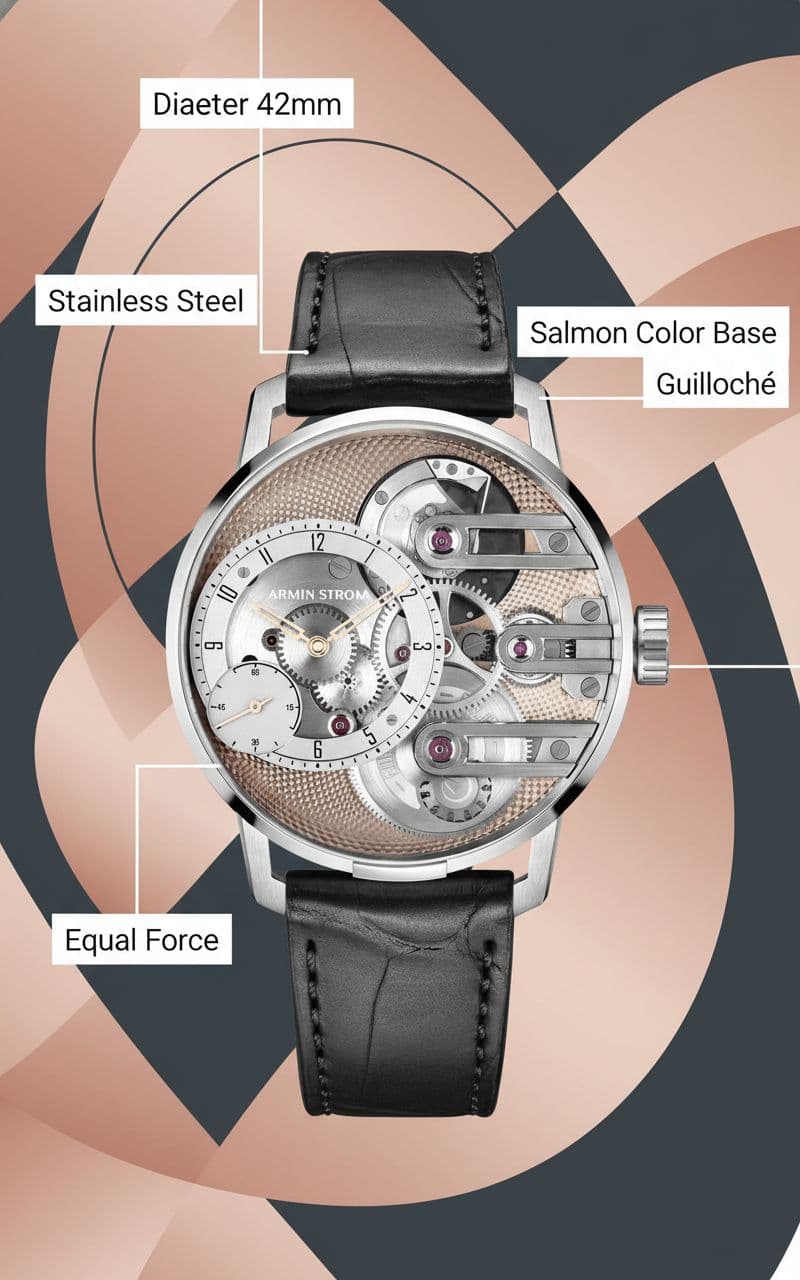 AI generated: die Uhr eingebettet in farblich passendem Hintergrund. Künstlerisch. Modernes Design. Kreativ. 

G...