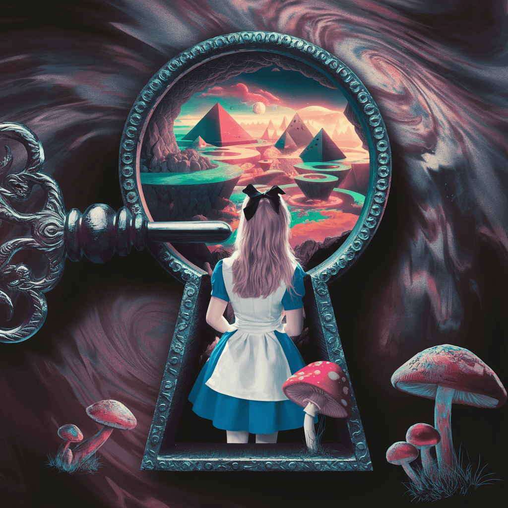 AI generated: In high, surreal, psychedelic detail and rendered in 8k. Reality is merely an illusion, albeit a ver...
