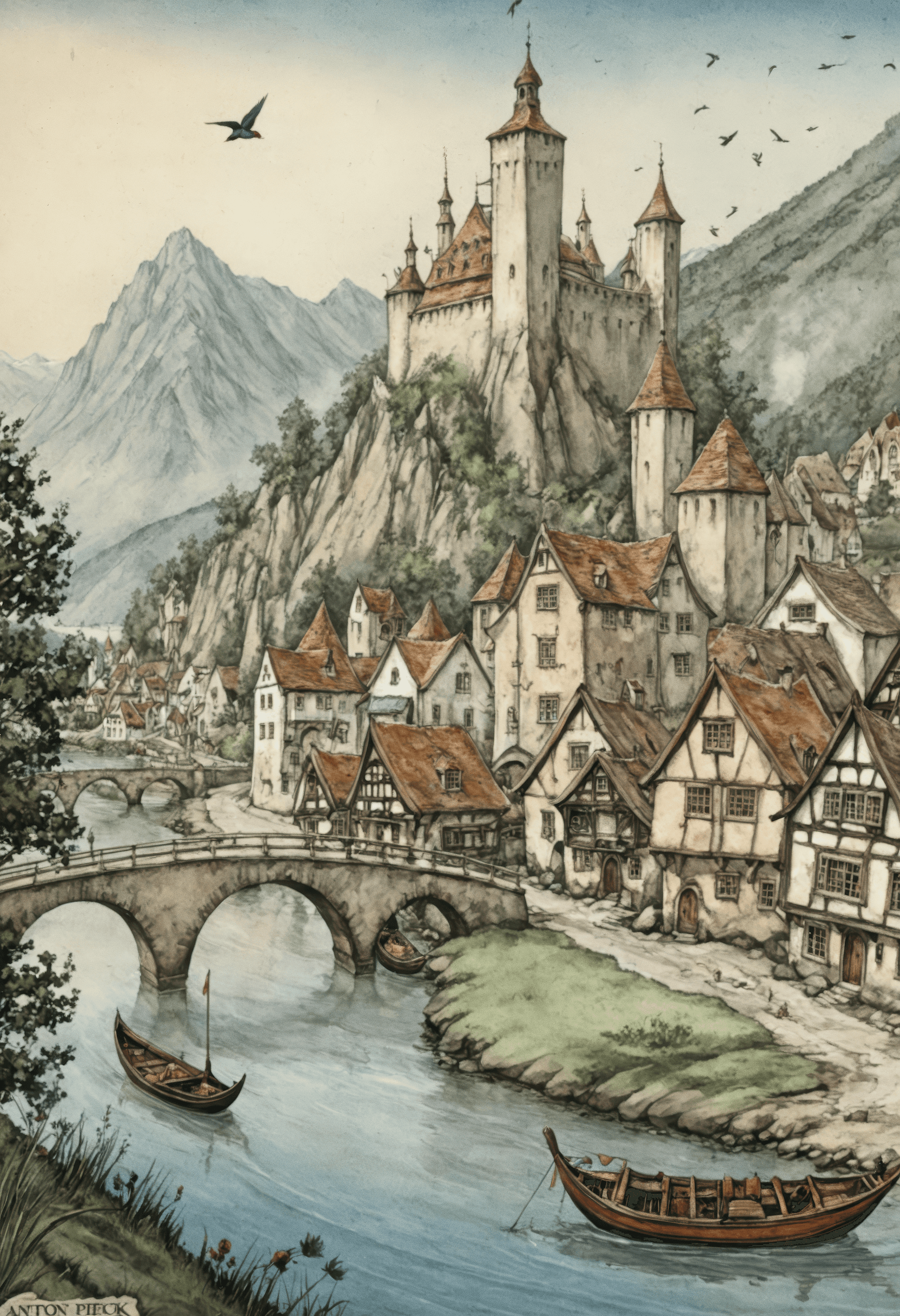 Anton Pieck Style - Image 1