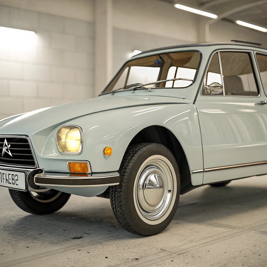 AI generated: Make a Citroen dyane