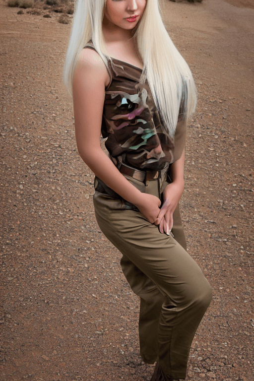 AI generated: High resolution photography of a gorgeous young 24 years old woman, (long platinum blonde hair:1.4),...