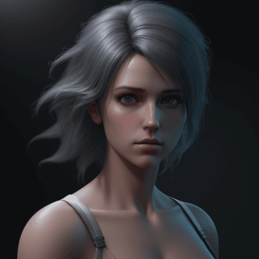 AI generated: Character design, bolnd hair girl, mist, photorealistic, octane render, unreal engine 5, volumetric ...