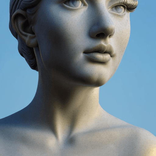AI generated: photorealistic, sophisticated, 1 lady, woman, full body, bent over, marble statue, romantic, Victori...