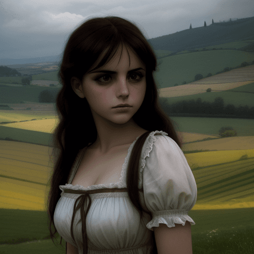AI generated: A photo of a beautiful Italian girl, highly detailed, cinemascope, moody, epic, gorgeous, film grain...