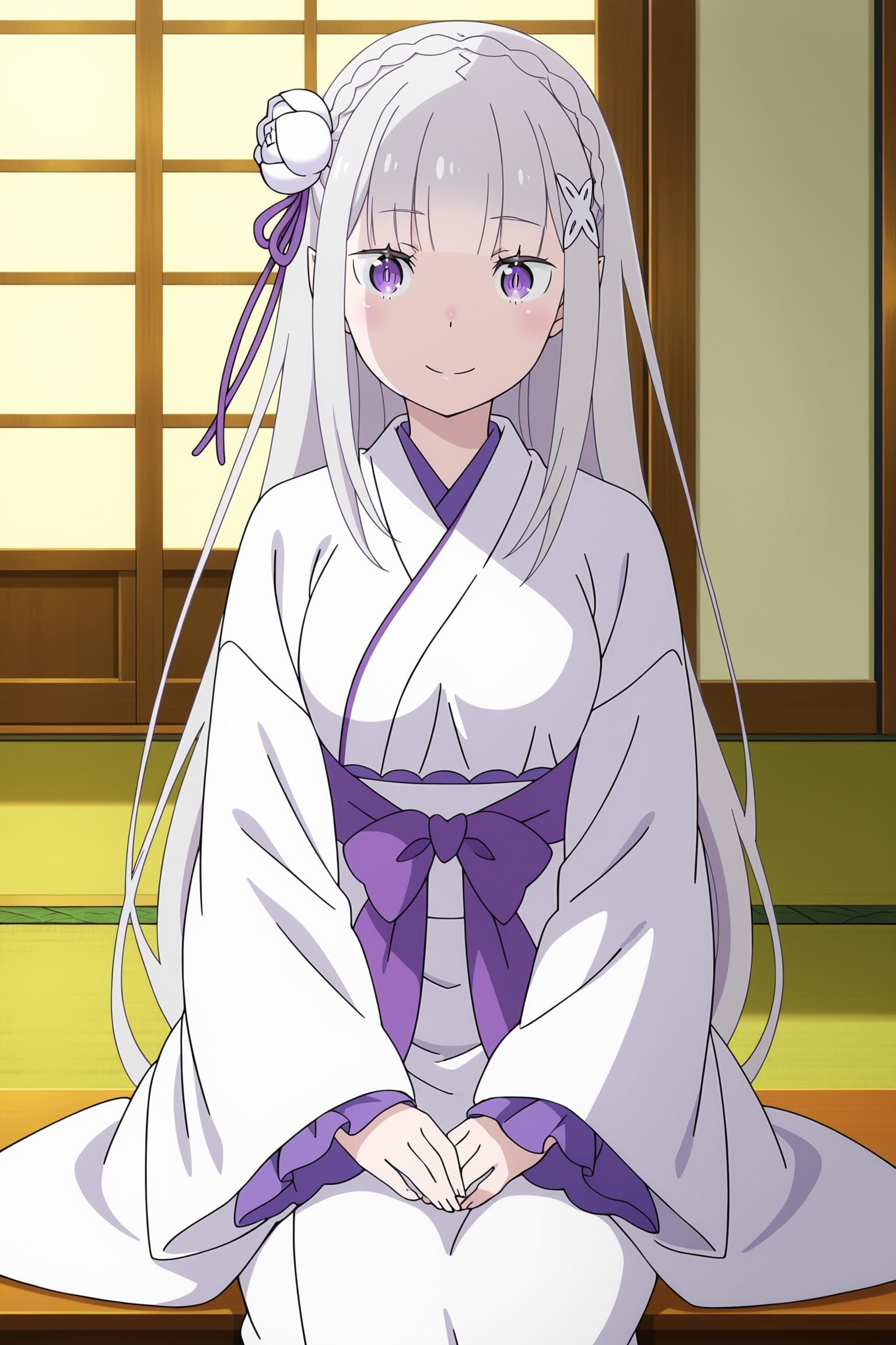 Emilia (Season 3 appearance, Re:Zero) - Commission!