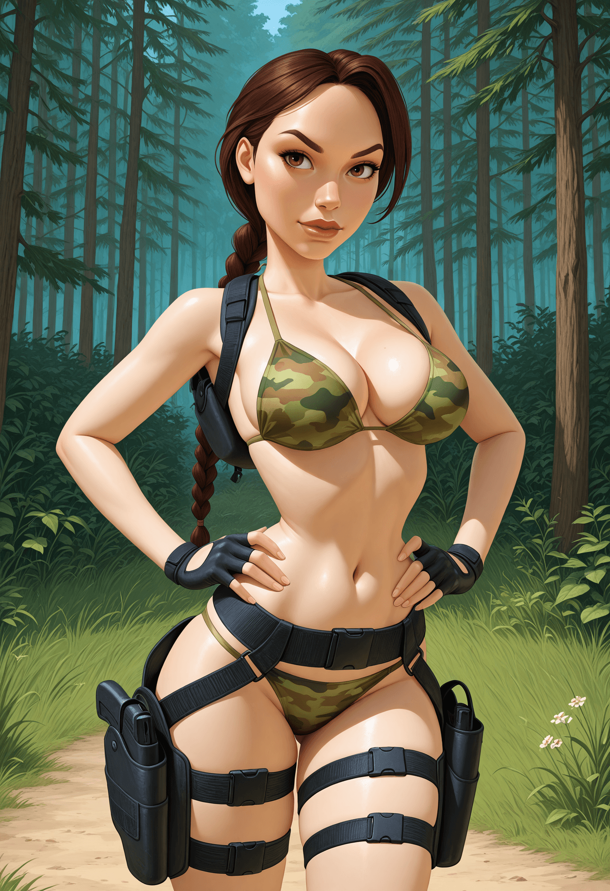 Lara Croft (Tomb Raider Remastered), LoRA, PonyXL | Illustrious XL