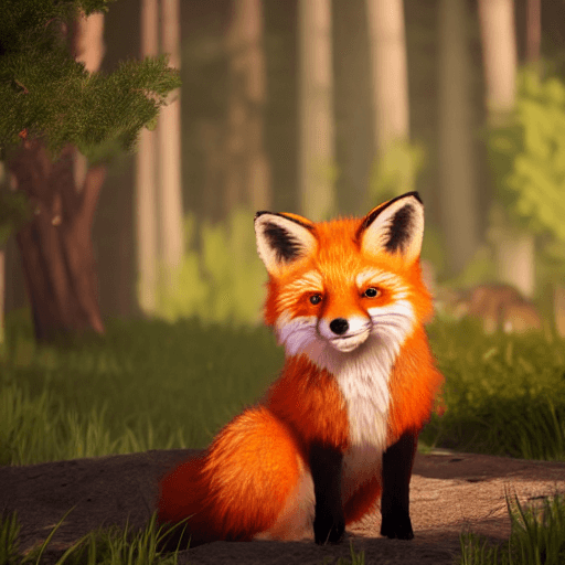 AI generated: portrait of the cutest red fox ever, fluffy, photorealistic, soft lighting, unreal engine --ar 3:4 -...