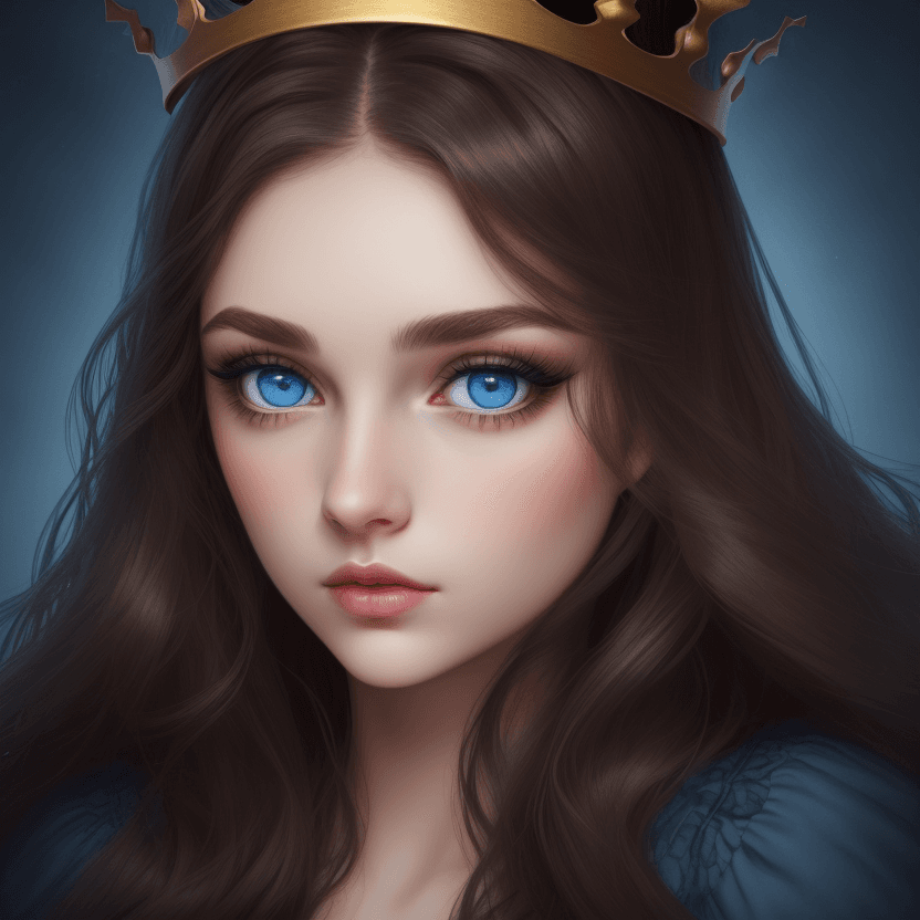 AI generated: This is a book cover, it has a dark background, it shows an adult girl, she has long brown hair, lon...