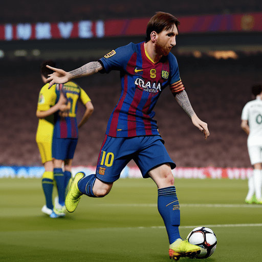 AI generated: muestrame a Messi alzando todos sus trofeos