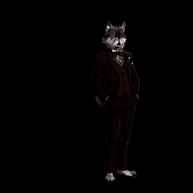 AI generated: high quality art by studio ghibli, moody lighting, anthropomorphic male wolf, teenager, tan fur and ...