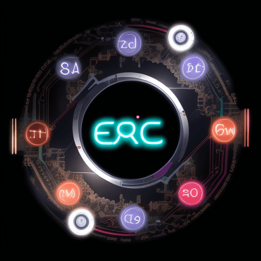 AI generated: A LOGO,EricSystem
Technology, semiconductors, quantum and other elements