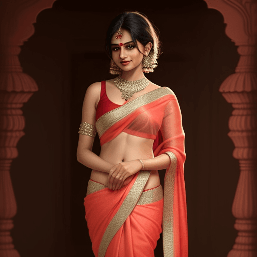 AI generated: 

saree
