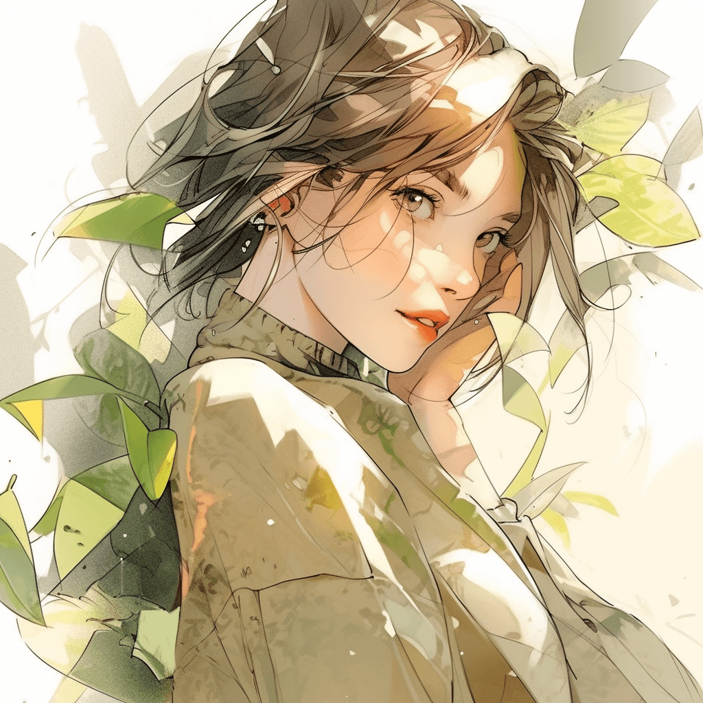 AI generated: Nature-inspired illustration design premium, art by Alex Maleev, organic color and line, Romantic Ar...