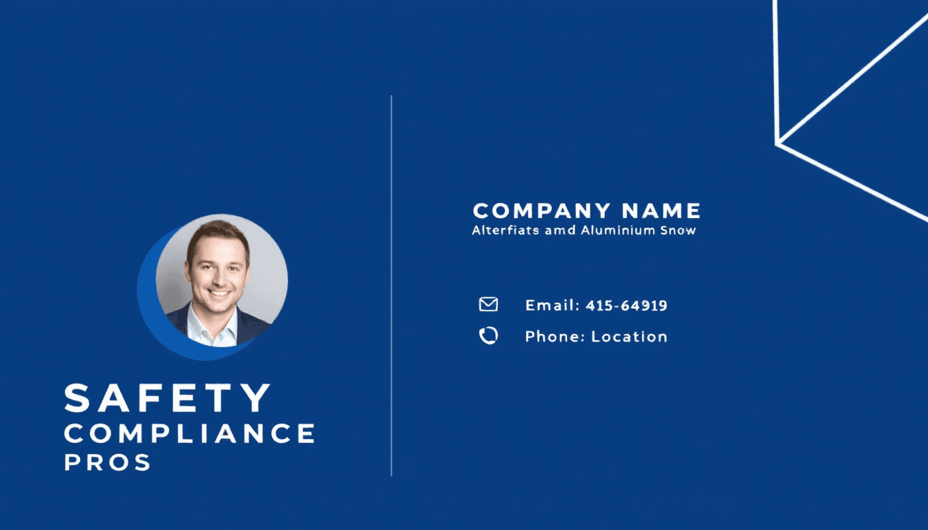 AI generated: generate this business card:  Layout 1: Modern Minimalist

Colors: Primarily Atlantic Blue and Alumi...