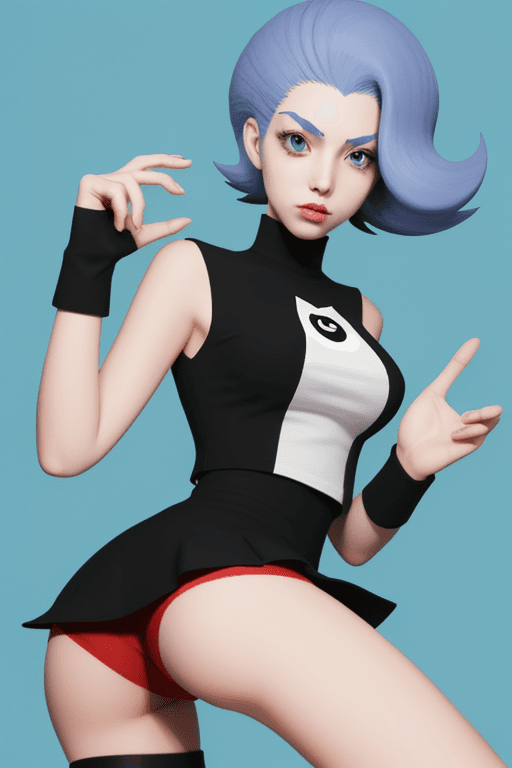 AI generated: Persona de 33 años 
Pokemon style character 