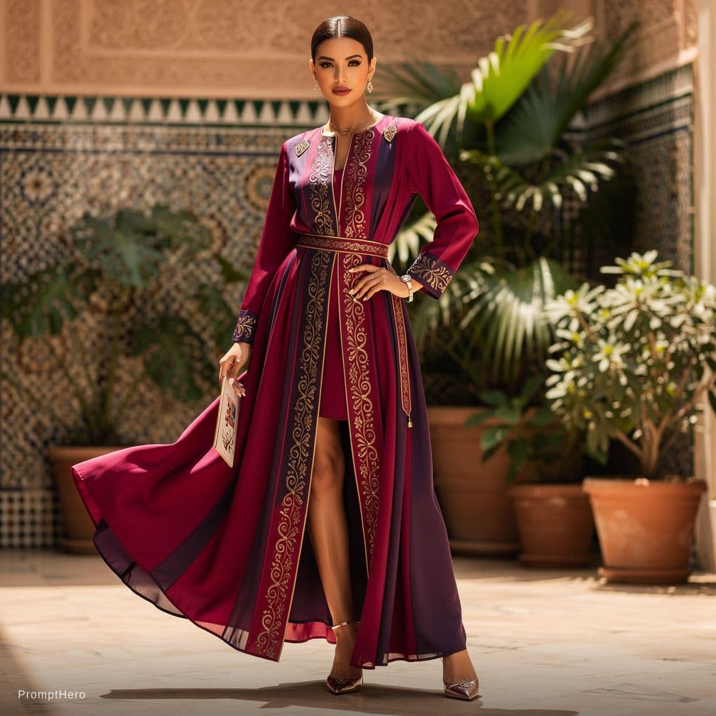 AI generated: Femme marocaine tenu sexy 