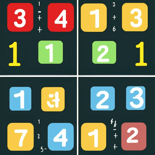 AI generated: cover image for teaching fractions ( maths) to grades 1 to 3. It should be funny and should relate t...
