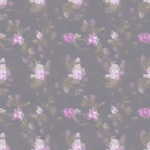AI generated: seamless pattern, pale pink sakura, light blue background, impressionism style, high quality, master...