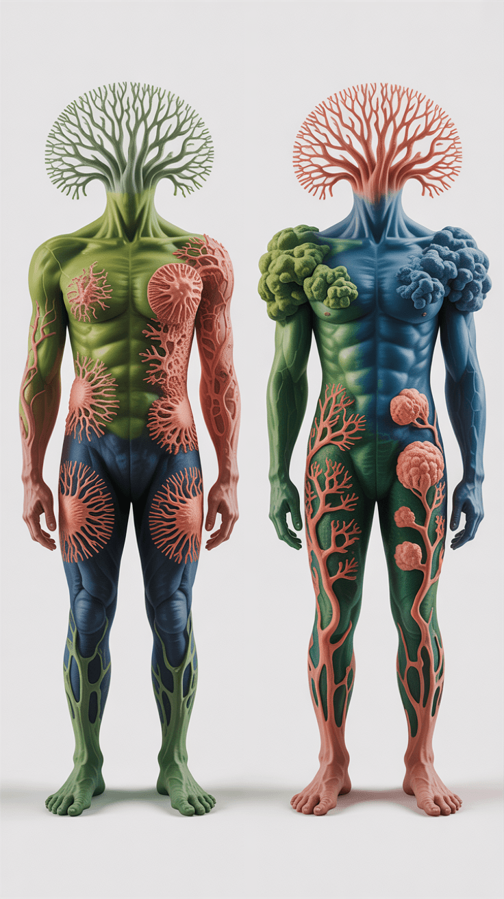 AI generated: Design a ((His and Her ceremonial tech-wear collection)) where garments literally interact with thei...